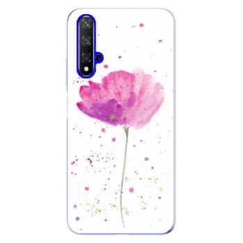 Odolné silikonové pouzdro iSaprio - Poppies - Huawei Honor 20