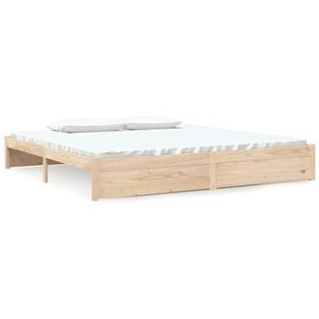 Rám postele masivní dřevo 200 × 200 cm, 814969 (814969)