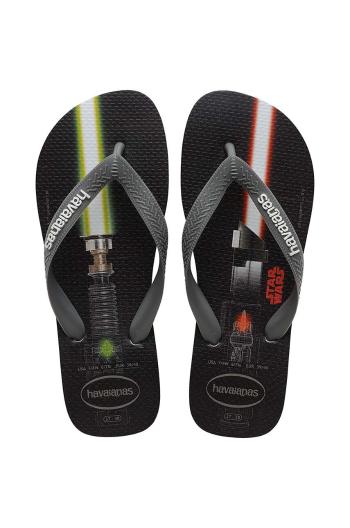 Žabky Havaianas STAR WARS pánské, černá barva, 4135185.3498