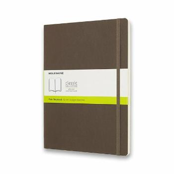 Zápisník Moleskine VÝBĚR BAREV - měkké desky - XL, čistý 1331/11291 - Zápisník Moleskine - měkké desky khaki