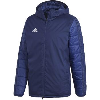 adidas WINTER 18 Pánská fotbalová bunda, tmavě modrá, velikost