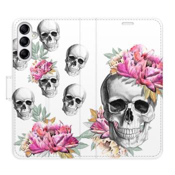 Flipové pouzdro iSaprio - Crazy Skull - Samsung Galaxy A14 / A14 5G