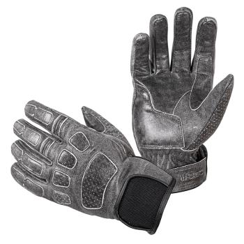 Kožené moto rukavice W-TEC Whacker Barva šedá, Velikost XXL