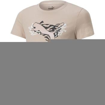 Puma ALPHA TEE G Dívčí triko, růžová, velikost 164