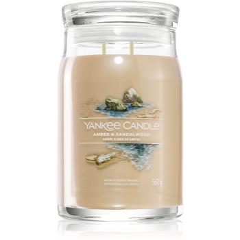 Yankee Candle Amber & Sandalwood vonná svíčka 567 g