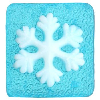 Bohemia Gifts & Cosmetics Handmade Snowflake ručně vyráběné mýdlo s glycerinem 70 g