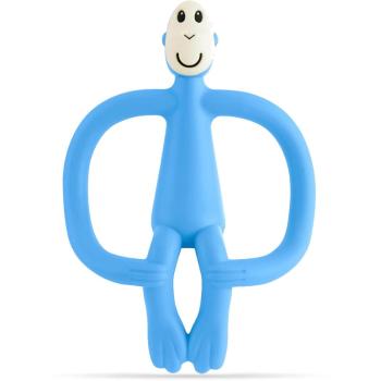 Matchstick Monkey Teething Toy and Gel Applicator kousátko s kartáčkem 2 v 1 Light Blue 1 ks