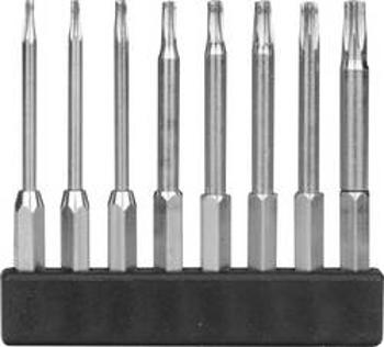 Sada bitů 8 ks Sada mini bitů MBS 77, T-profil, dlouhé provedení Donau Elektronik MBS77 45 mm, nikl-chrom-molybdenová ocel, pochromovaný, 8dílná