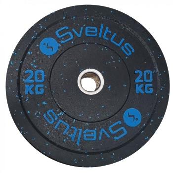 SVELTUS OLYMPIC DISC BUMPER 20 KG x 50 MM Nakládací kotouč, černá, velikost