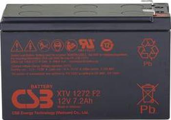 Olověný akumulátor CSB Battery XTV1272 XTV1272, 7.2 Ah, 12 V