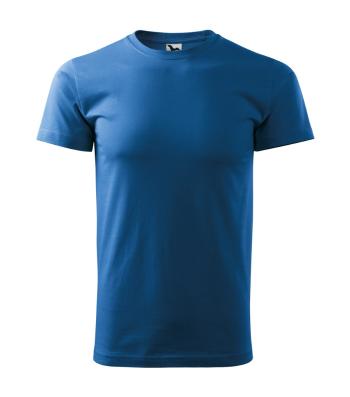 MALFINI Tričko Heavy New - Azurově modrá | XL