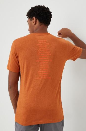 Sportovní triko Salewa Pure Dolomites oranžová barva, s potiskem
