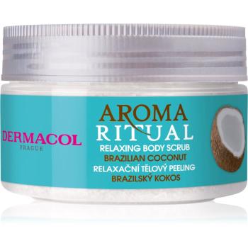 Dermacol Aroma Ritual Brazilian Coconut jemný tělový peeling 200 g