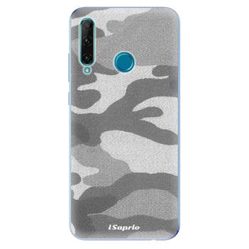 Odolné silikonové pouzdro iSaprio - Gray Camuflage 02 - Honor 20e