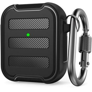 AhaStyle Premium TPU Rugged Airpods 1&2 Case Black (PT115-Black)