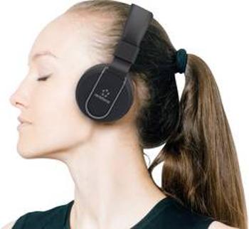 Bluetooth® Hi-Fi náhlavní sada On Ear Stereo Renkforce RF-BTK-100 RF-4731720, černá, šedá