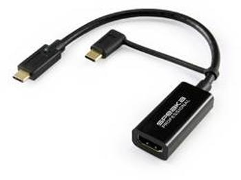 HDMI kabelový adaptér SpeaKa Professional SP-9015340, černá