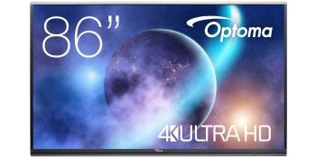 Optoma 5862RK IFPD 86" - interaktivní dotykový, 4K UHD, multidotyk 20prstu, Android, antireflexní tvrzené sklo
