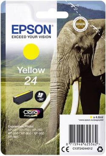 Epson Ink T2424, 24 originál žlutá C13T24244012