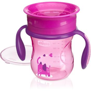 Chicco Perfect 360 tréninkový hrnek s držadly 12m+ Pink 200 ml