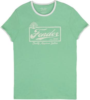 Fender Beer Label Ringer T-Shirt Surf Green XXL