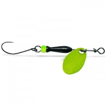 Jigovkycz třpytka classic barbless fluo yellow (black/chartreuse body) - 2