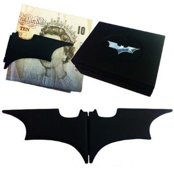 Noble Skládací klip na peníze - Batarang (černý)
