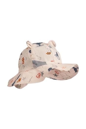 Dětská bavlněná čepice Liewood Amelia Printed Sun Hat With Ears