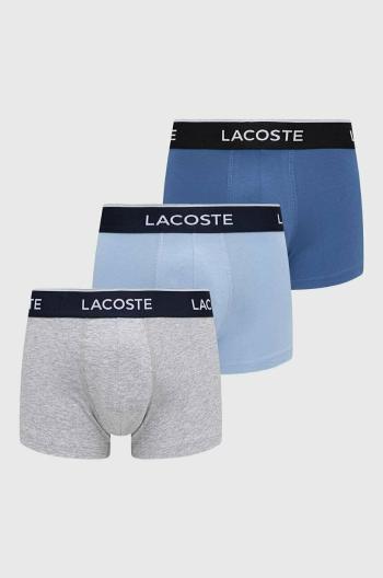 Boxerky Lacoste 3-pack pánské, tmavomodrá barva, 5H3389-NUA