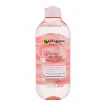 Garnier Skin Naturals Micellar Cleansing Rose Water 400 ml micelární voda na všechny typy pleti; na rozjasnění pleti; na citlivou a podrážděnou pleť