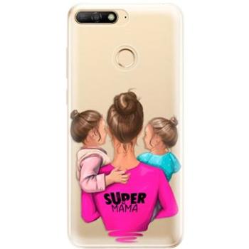 iSaprio Super Mama - Two Girls pro Huawei Y6 Prime 2018 (smtwgir-TPU2_Y6p2018)