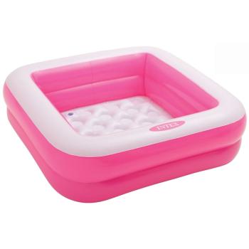 Intex 57100 Dětský bazének čtverec - Růžová
