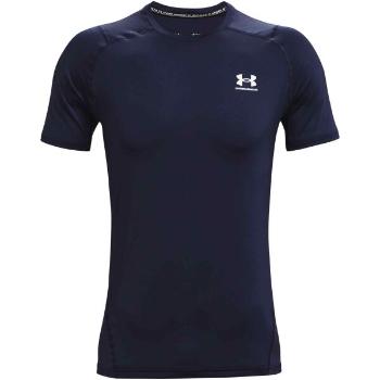 Under Armour HEATGEAR Pánské triko s krátkým rukávem, tmavě modrá, velikost