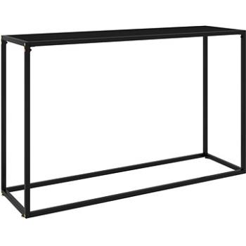 Konzolový stolek černý 120 × 35 × 75 cm tvrzené sklo (322816)