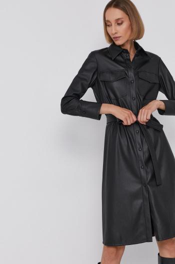Šaty Pennyblack černá barva, mini, jednoduché