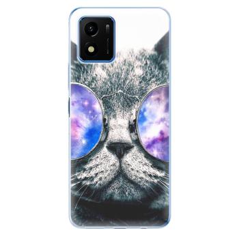 Odolné silikonové pouzdro iSaprio - Galaxy Cat - Vivo Y01