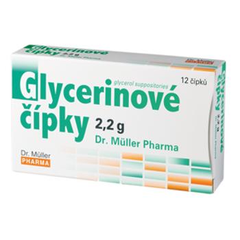 Dr.Muller Glycer.čípky 2,2g 12 ks