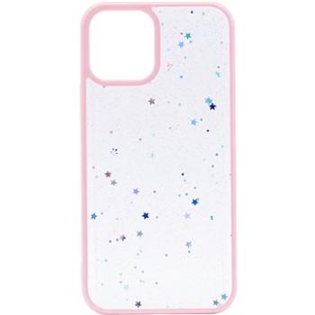 iWill Clear Glitter Star Phone Case pro iPhone 13 Pink (DIP888-7)