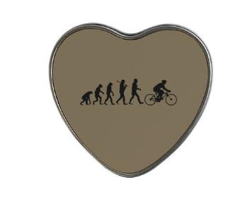 Plechová krabička srdce Evolution Bicycle