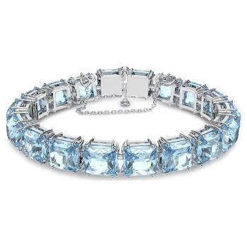 Swarovski Třpytivý náramek s modrými krystaly Millenia 5614924