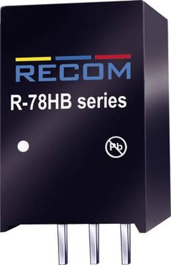 DC/DC měnič Recom R-78HB24-0.3 (80099171), výstup 24 V/DC / 0,3 A, vstup 36 - 72 V/DC