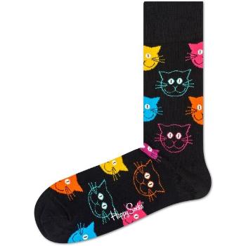 HAPPY SOCKS CAT Klasické ponožky, černá, velikost 41-46