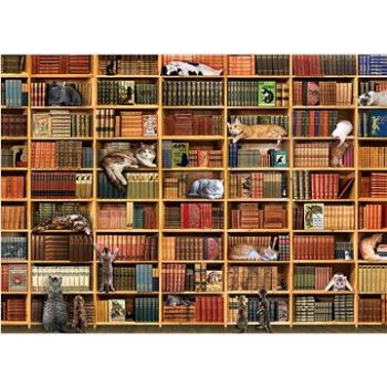 Cobble Hill Puzzle Kočičí knihovna 1000 dílků (625012802161)