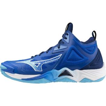 Mizuno WAVE MOMENTUM 3 MID Pánská volejbalová obuv, modrá, velikost 47