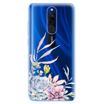 Odolné silikonové pouzdro iSaprio - Succulent 01 - Xiaomi Redmi 8