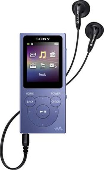 MP3 přehrávač, MP4 přehrávač Sony Walkman® NW-E394L, 8 GB, modrá