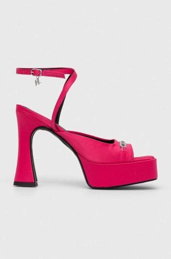 Sandály Karl Lagerfeld LAZULA růžová barva, KL33905