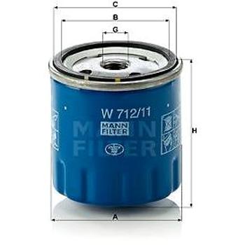 MANN-FILTER W712/11 (W712/11)