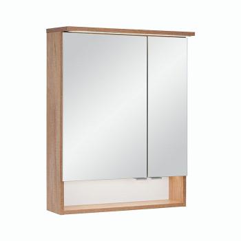 A-Interiéry Zrcadlová skříňka závěsná s LED osvětlením Donau 60 ZS donau_60zs