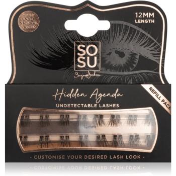 SOSU by Suzanne Jackson Hidden Agenda Undetectable Lashes trsové nalepovací řasy bez uzlíku 12 mm